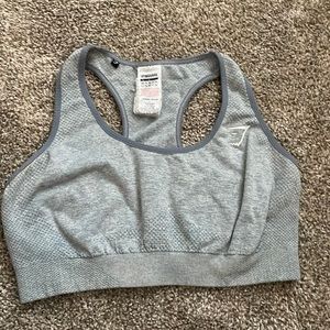Gymshark Blue Seamless Sports Bra size Large